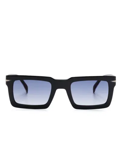 Eyewear By David Beckham Square-frame Sunglasses In Black