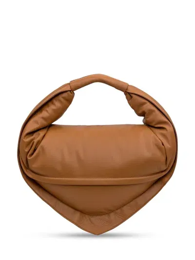 Federico Cina Tortellino Maxi Bag In Brown