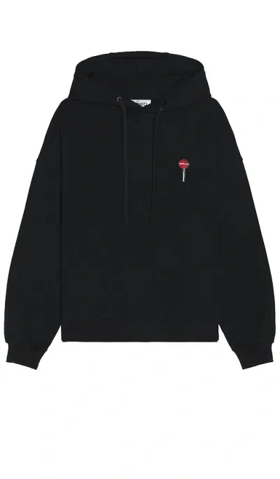 Fiorucci Lollipop Patch Hoodie In 黑色