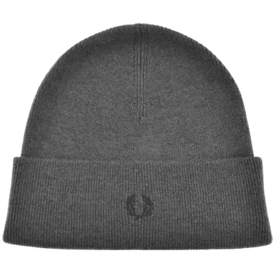 Fred Perry Classic Beanie Hat Grey