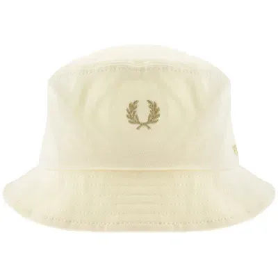 Fred Perry Twill Bucket Hat Cream