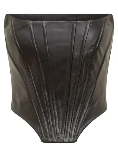 Giuseppe Di Morabito Sleeveless Bustier Top In Black