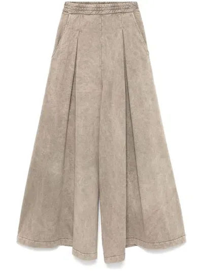 Giuseppe Di Morabito Washed-effect Trousers In Grey