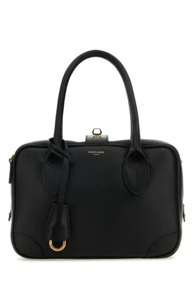 Golden Goose Black Leather Vita Handbag