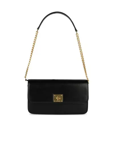 Golden Goose 'joy' Black Leather Crossbody Bag