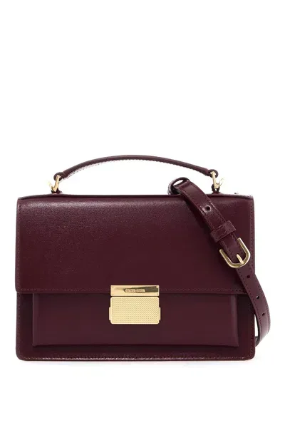 Golden Goose 'venice Leather Handbag With Palmell Women In Purple