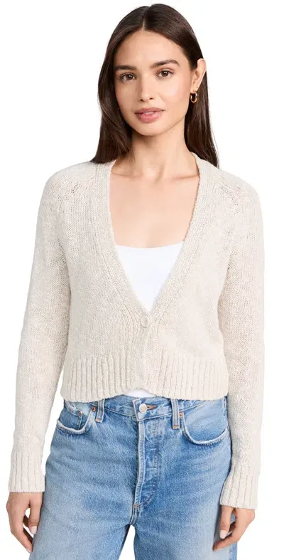 James Perse Beach Cardigan Natural