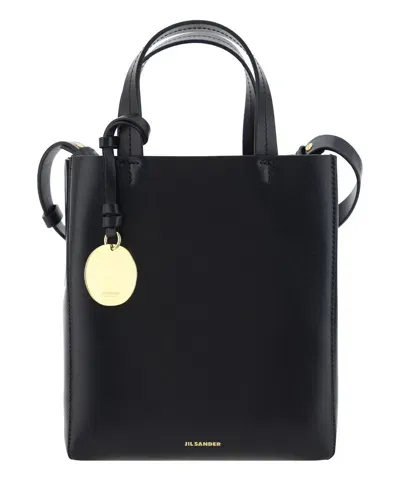 Jil Sander Tote Bag In Black