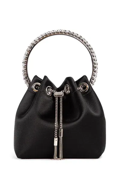 Jimmy Choo Top Handle Bags In Black