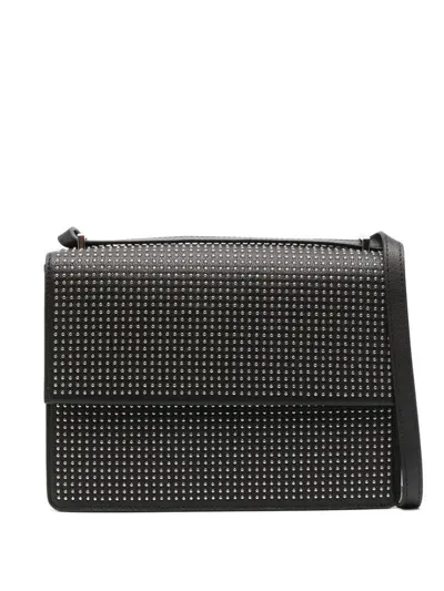 John Richmond Studed Crossbody Bag In Black