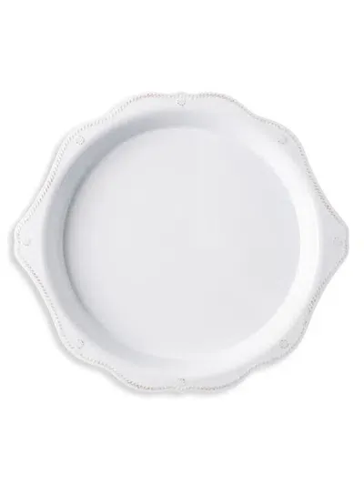 Juliska Berry & Thread Melamine 17" Round Platter - Whitewash