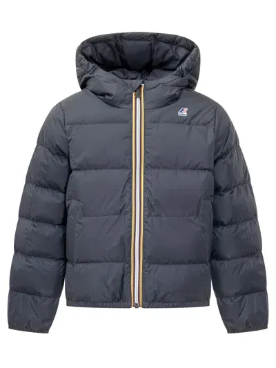 K-way Kids' Claude Down Jacket In Blue