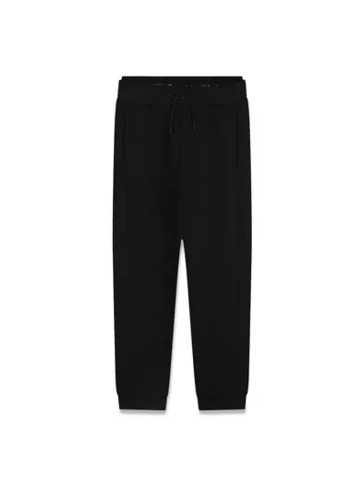 Karl Lagerfeld Kids' Drawstring Trousers In Black