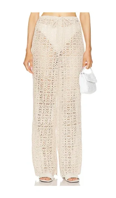 L'academie By Marianna Remy Pant In Beige