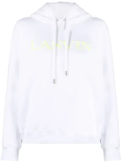 Lanvin White Cotton Hoodie