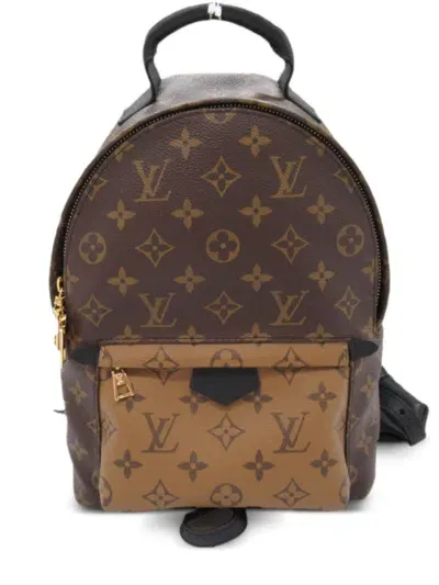 Pre-owned Louis Vuitton 2021 Palm Springs Backpack In Brown