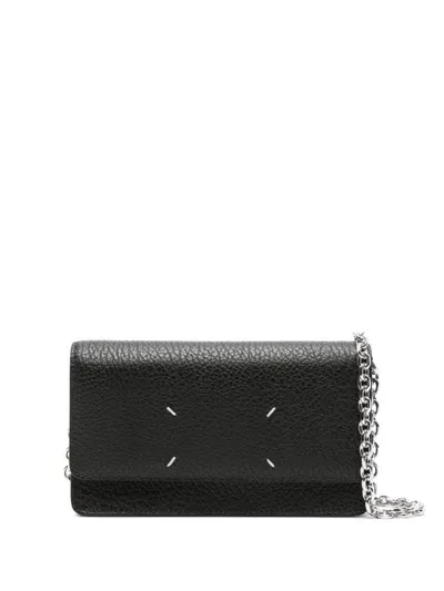 Maison Margiela Wallet On Chain Medium In Black