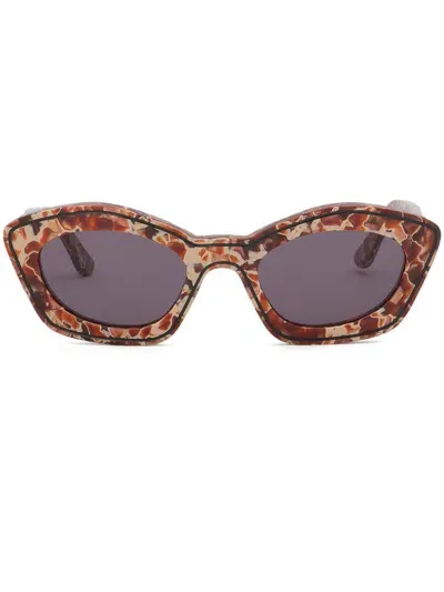 Marni Kea Island Sunglasses In Brown