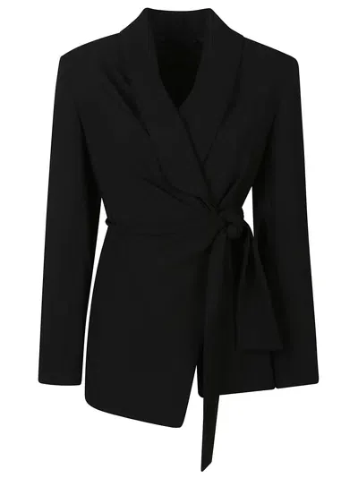 Max Mara Comma Jacket In Black