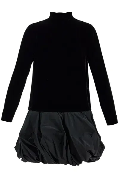 Max Mara Velvet Osso In Black