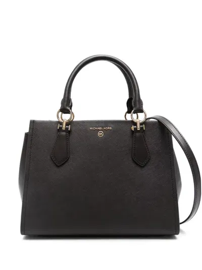 Michael Michael Kors Marilyn Small Satchel Bag In Black