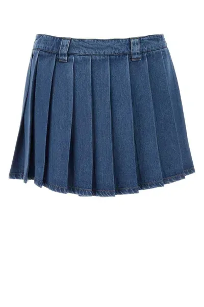 Miu Miu Skirts In Blue