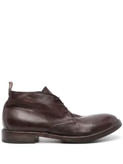 Moma Cusna Derby Shoes In Brown