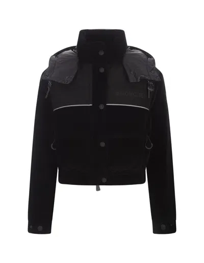 Moncler Black Spinas Short Down Jacket