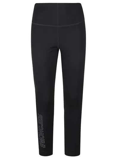 Moncler Grenoble Skinny Cut Leggings In Black