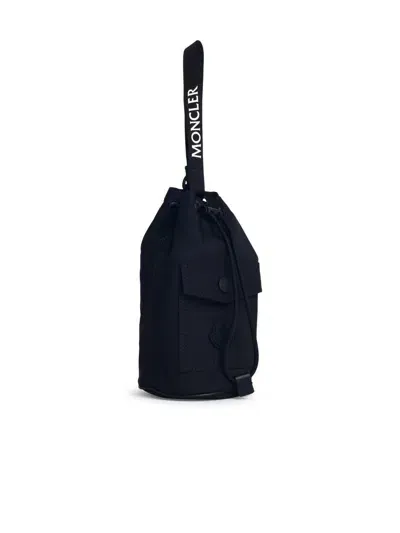 Moncler 'trick' Black Nylon Bucket Bag