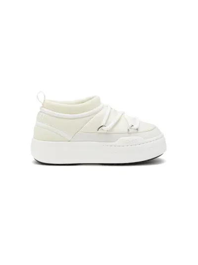 Moon Boot Babies' Icon Lace-up Sneakers In White