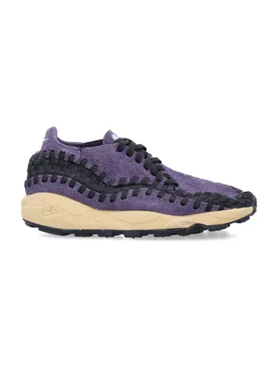 Nike Air Footscape Woven Sneaker In Dk Raisin