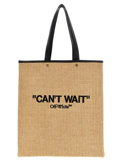 Off-white Day Off Shopping Bag In Black