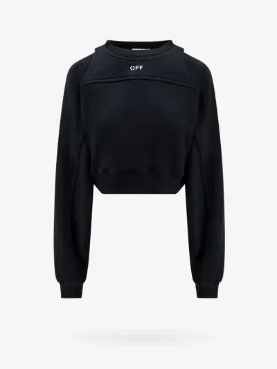 Off-white Sweatshirt In Black