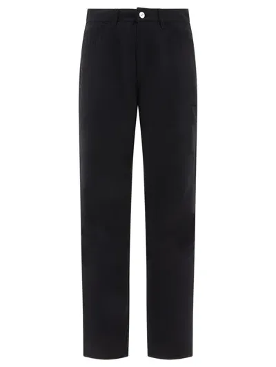 Our Legacy High-rise Straight-leg Trousers In Black