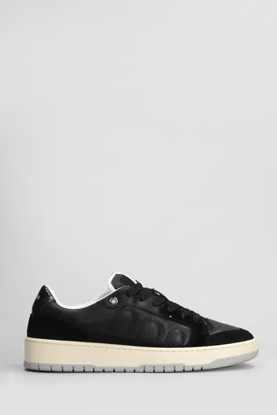 Paura Santha 2 Sneakers In Black Leather