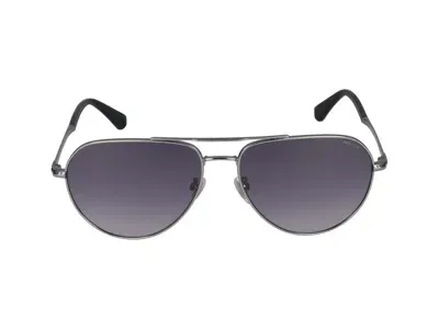 Police Sunglasses In Metallic