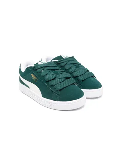 Puma Kids' Suede Xl Sneakers In Green