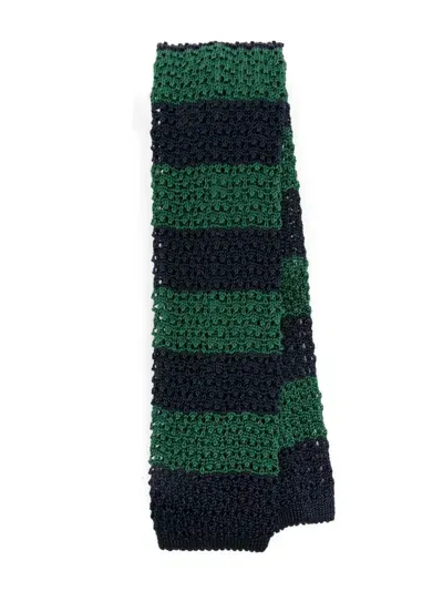 Ralph Lauren Kids' Crochet Scarf In Green