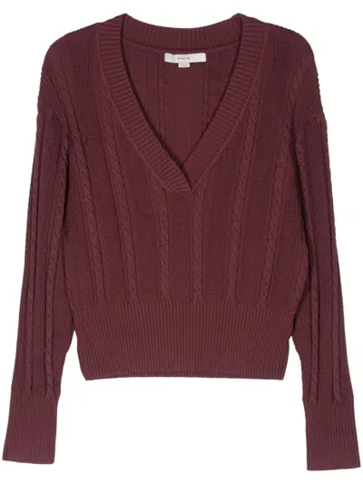 Remain Cable-knit Sweater In 红色