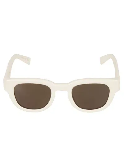 Saint Laurent Sl 675 Sunglasses In Ivory/grey