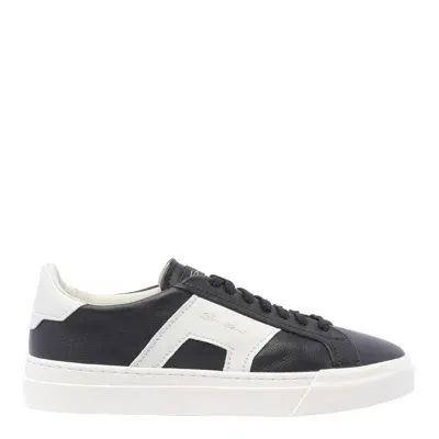 Santoni Sneakers In Black