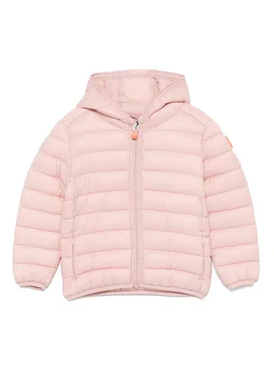 Save The Duck Kids' Quilted Jacket In Pink