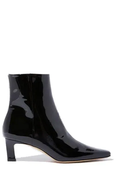 Scarosso Kitty Black Patent - Woman Boots Black In Black - Patent