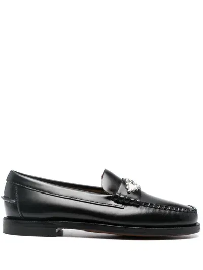 Sebago Classic Dan Eye Loafers In Black