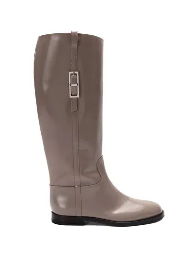 Sergio Rossi `sr Nora` Boots In Beige