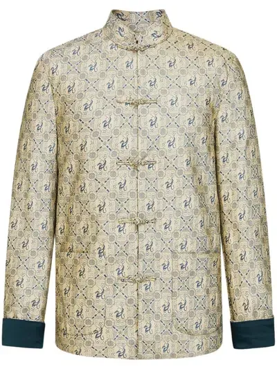 Shanghai Tang Song Jin Tang Jacket In Neutrals