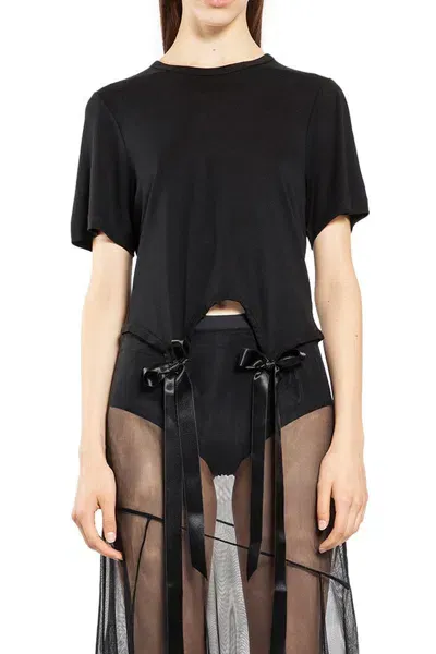 Simone Rocha Short Sleeves In Black