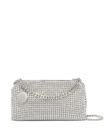 Stella Mccartney Falabella Shoulder Bag With Decoration In Grey