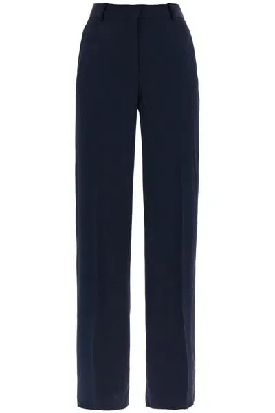 Stella Mccartney Pantaloni Palazzo In Crepe In Blue